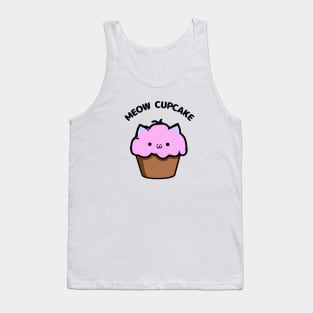 Meow Cupcake - Kawaii cat and cup cake Tank Top